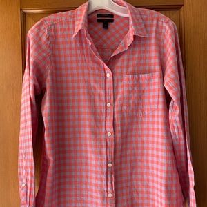 J.Crew Gingham Button-Up